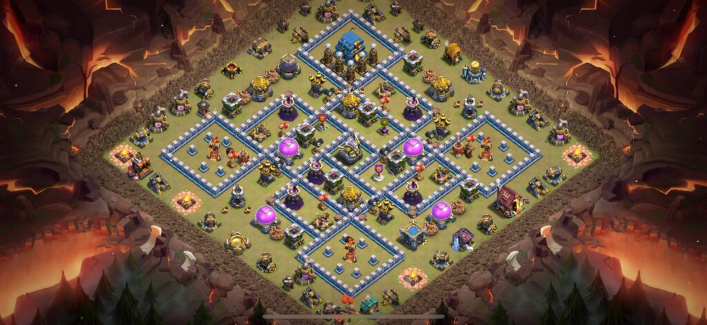 TH12 War Base - Top Town Hall 12 War Base with Link (#19) - Clash of Clans 2025​ TH12 Base