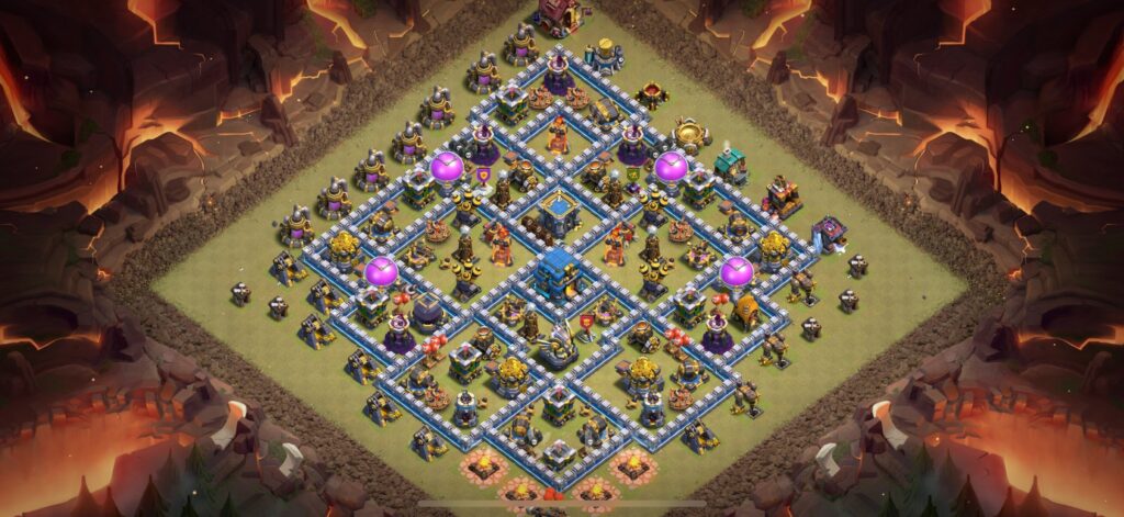 TH12 War Base - Top Town Hall 12 War Base with Link (#21) - Clash of Clans 2025​ TH12 Base