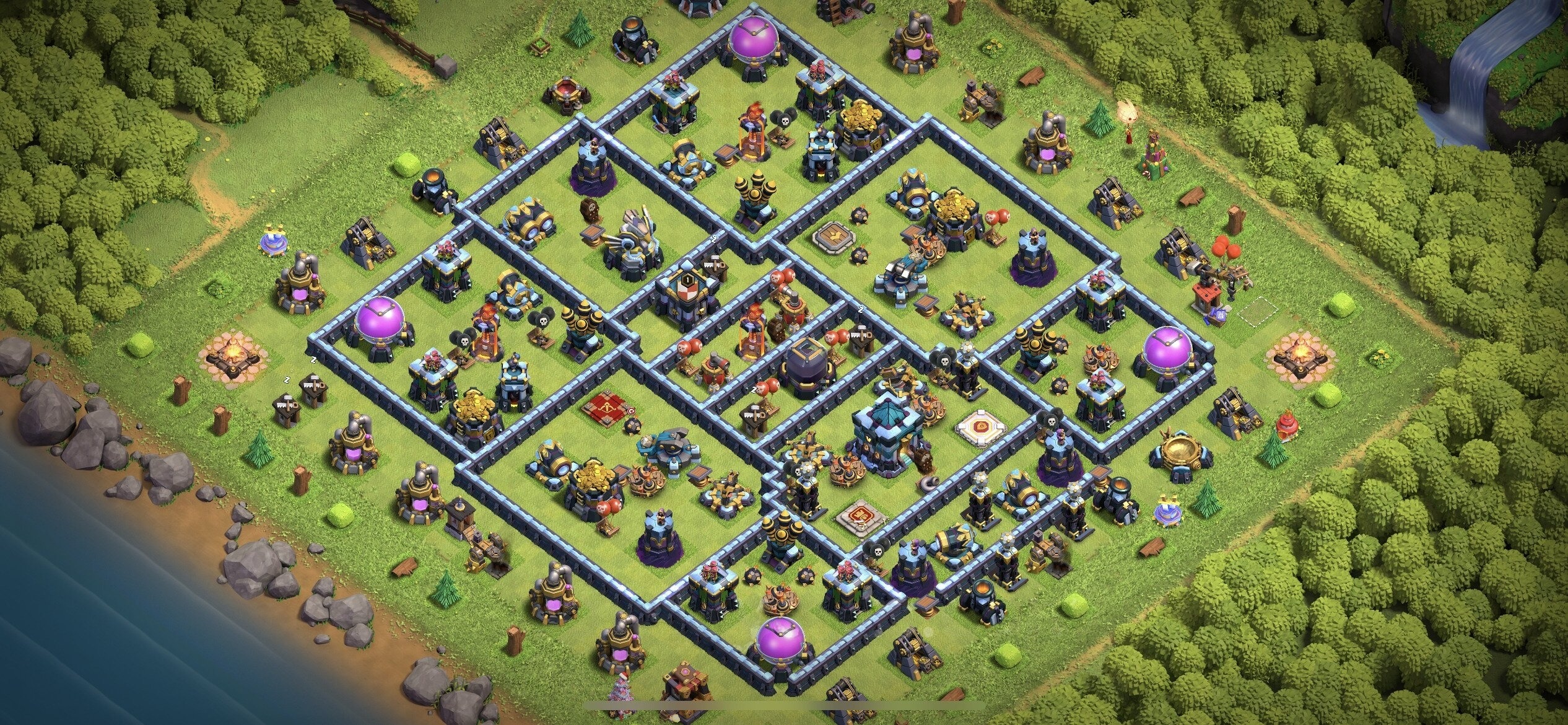 TH13 Defense Base - Top Town Hall 13 Defense Base with Link (#1) - Clash of Clans 2025​ TH13 Base