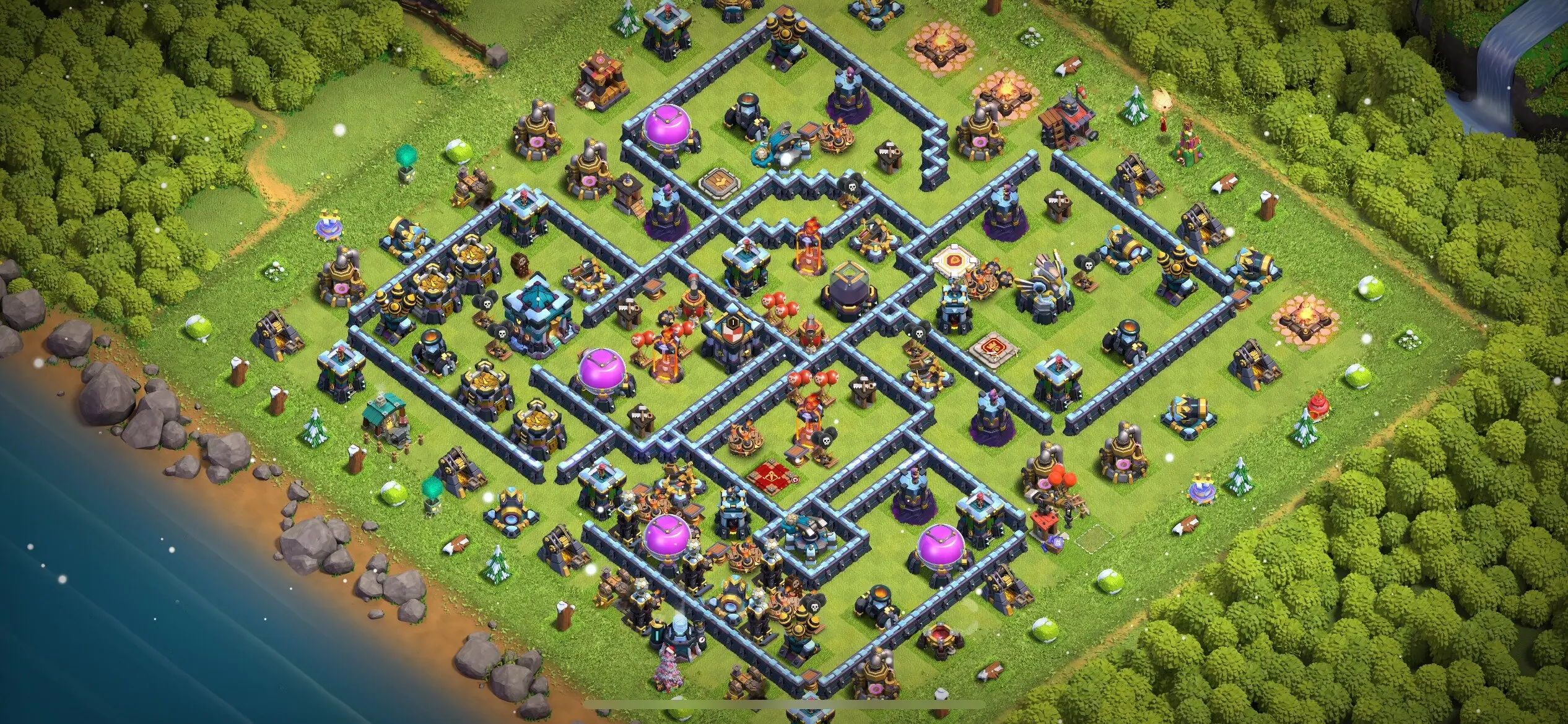 TH13 Defense Base - Top Town Hall 13 Defense Base with Link (#15) - Clash of Clans 2025​ TH13 Base