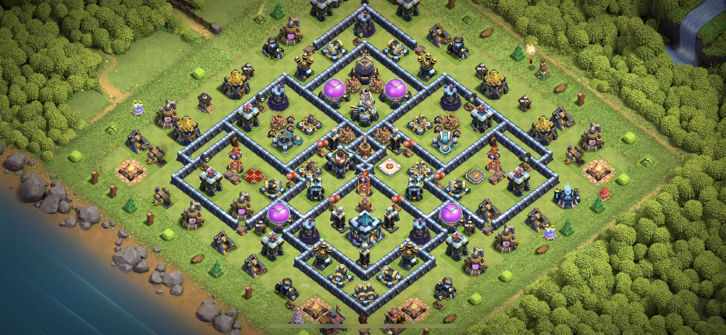 TH13 Defense Base - Top Town Hall 13 Defense Base with Link (#2) - Clash of Clans 2025​ TH13 Base