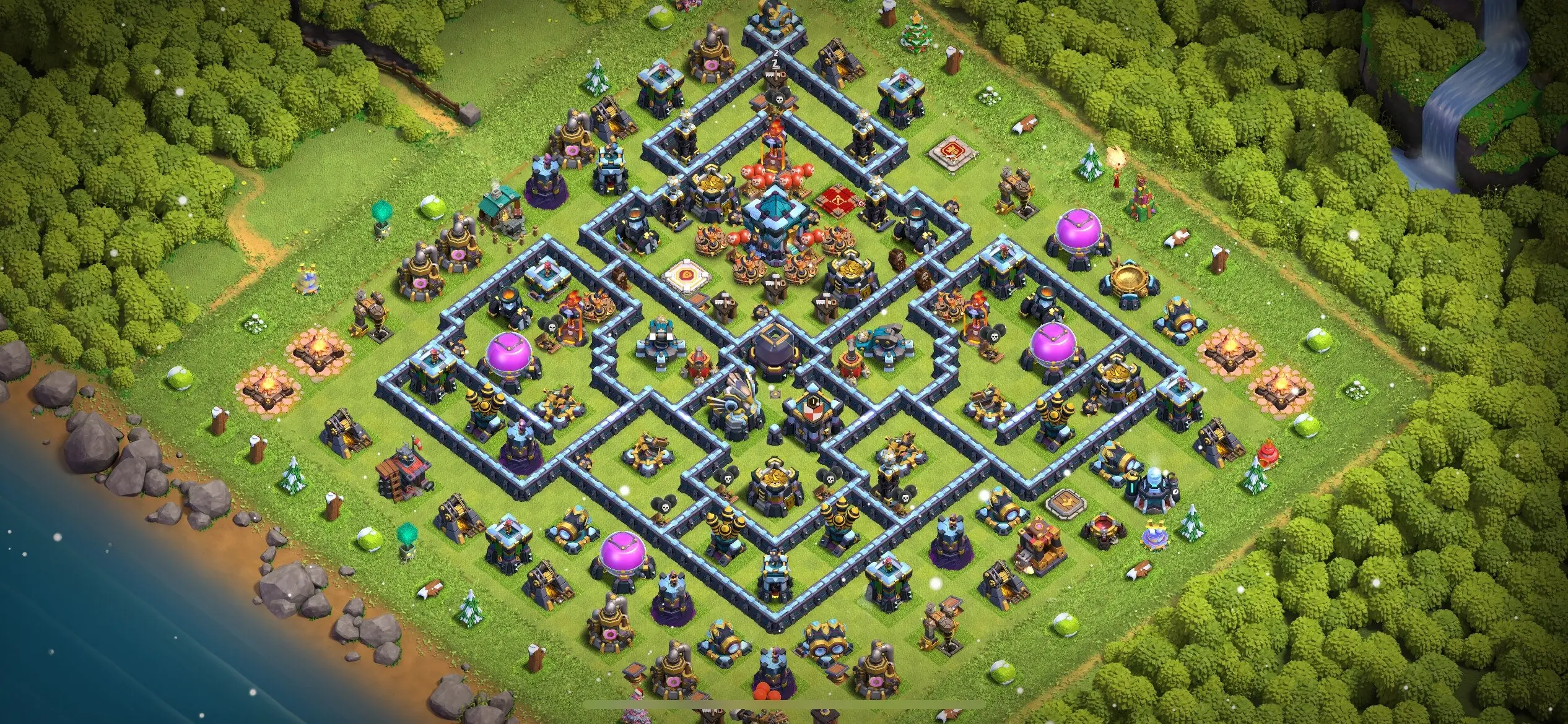 TH13 Defense Base - Top Town Hall 13 Defense Base with Link (#8) - Clash of Clans 2025​ TH13 Base