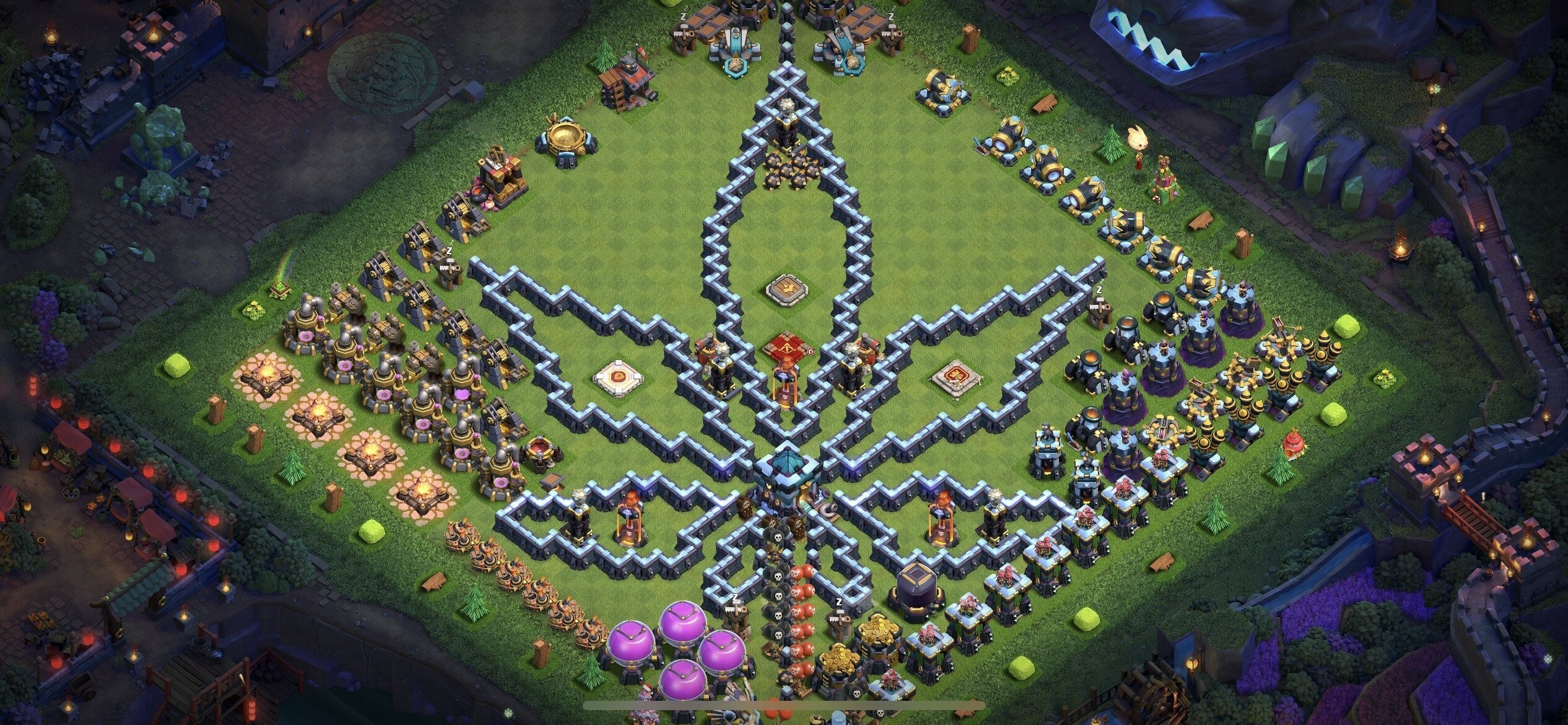 TH13 Troll Base - Top Town Hall 13 Troll/Funny Base with Link (#10) - Clash of Clans 2025​ TH13 Base
