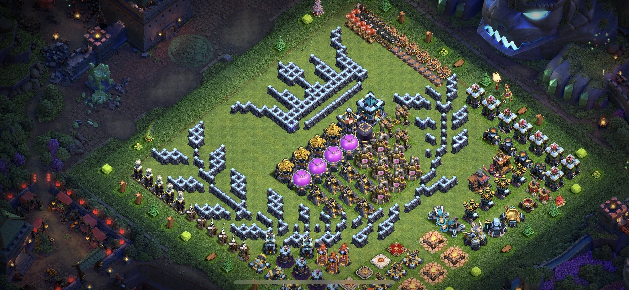 TH13 Troll Base - Top Town Hall 13 Troll/Funny Base with Link (#13) - Clash of Clans 2025​ TH13 Base