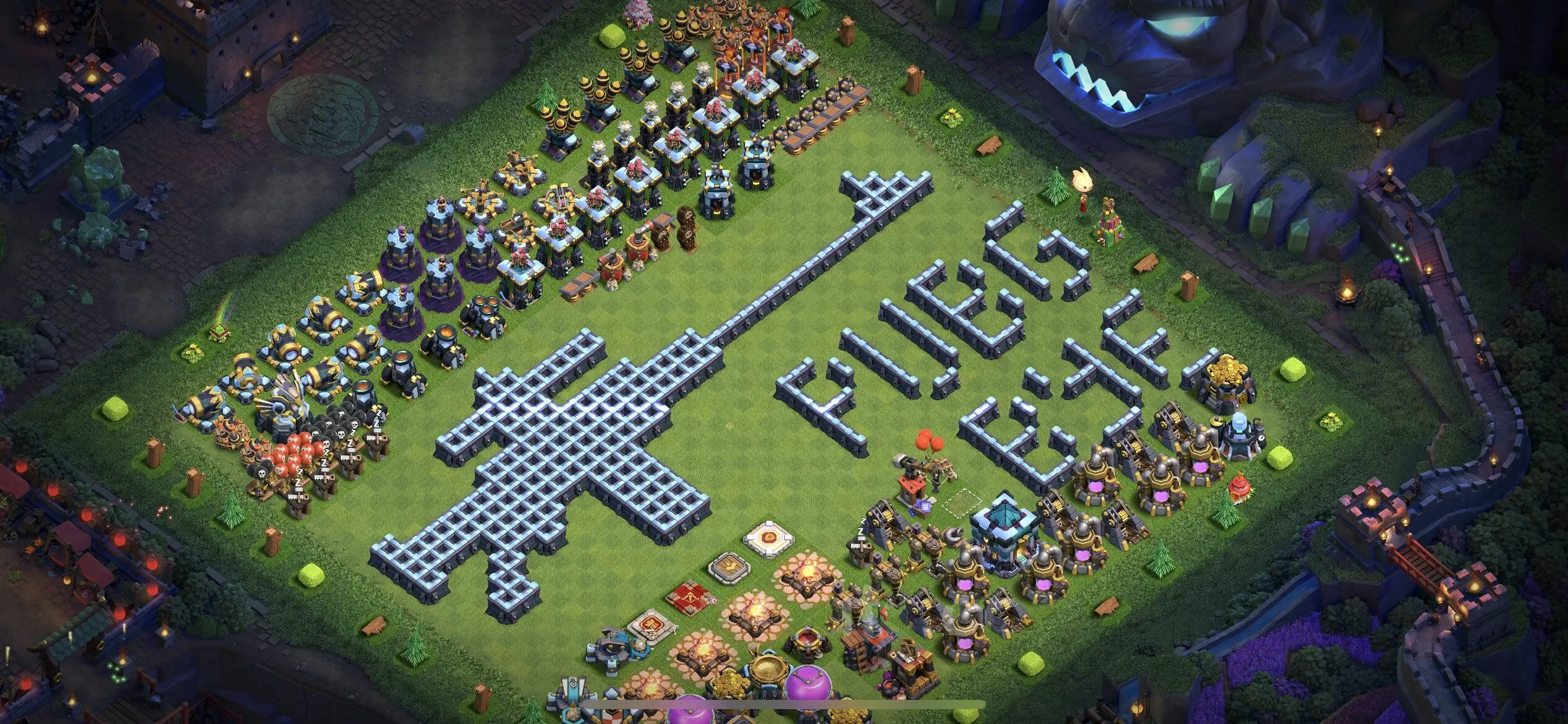 TH13 Troll Base - Top Town Hall 13 Troll/Funny Base with Link (#14) - Clash of Clans 2025​ TH13 Base