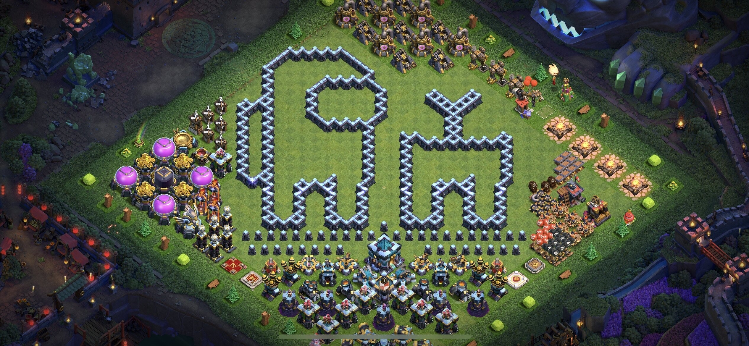 TH13 Troll Base - Top Town Hall 13 Troll/Funny Base with Link (#16) - Clash of Clans 2025​ TH13 Base