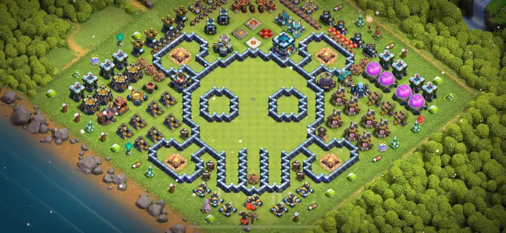 TH13 Troll Base - Top Town Hall 13 Troll/Funny Base with Link (#21) - Clash of Clans 2025​ TH13 Base
