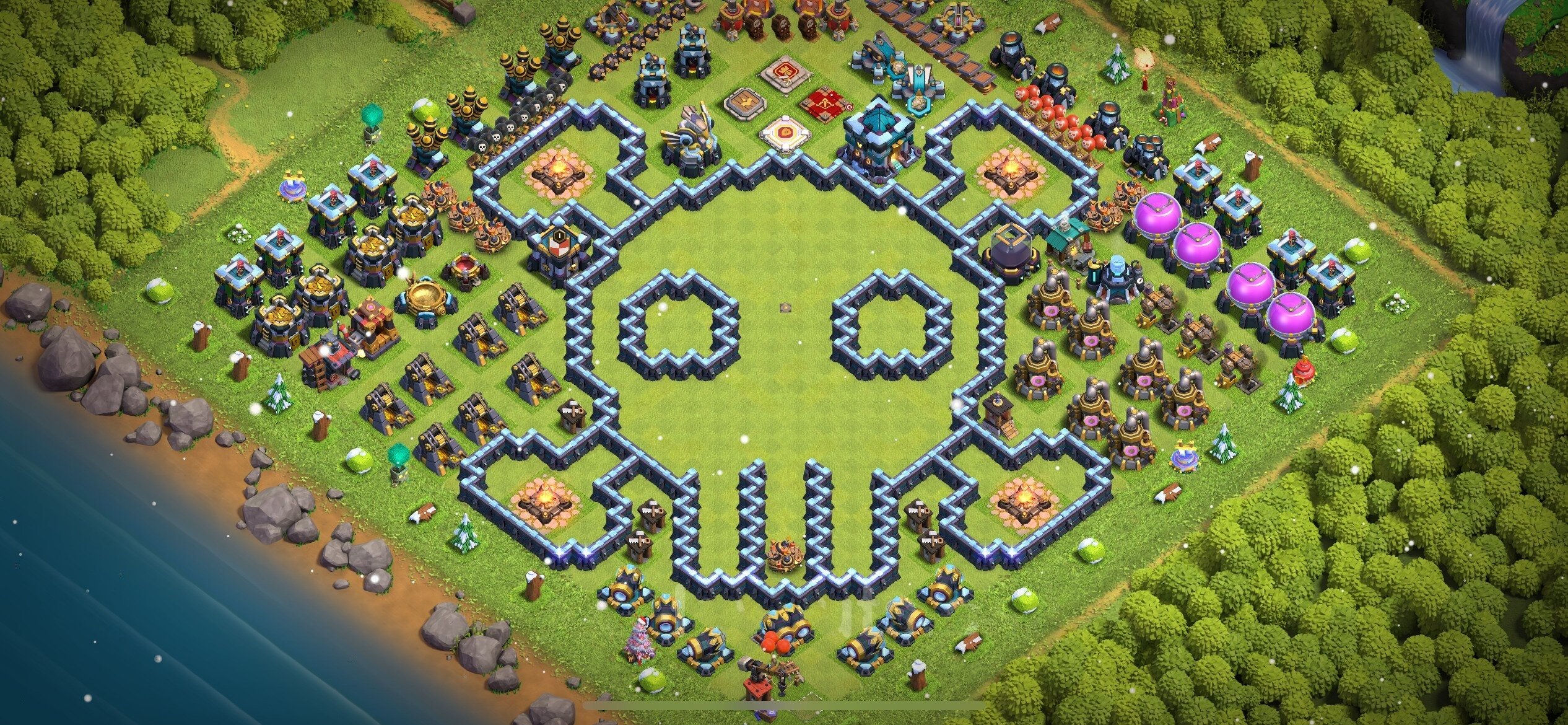 TH13 Troll Base - Top Town Hall 13 Troll/Funny Base with Link (#21) - Clash of Clans 2025​ TH13 Base