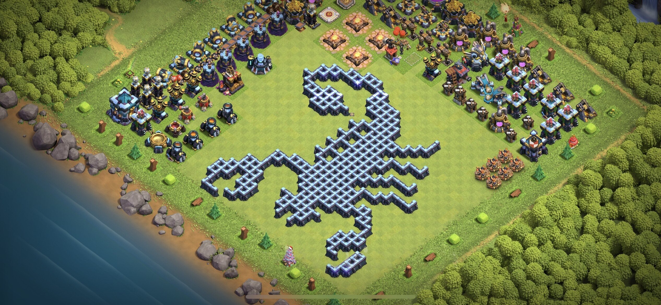 TH13 Troll Base - Top Town Hall 13 Troll/Funny Base with Link (#3) - Clash of Clans 2025​ TH13 Base