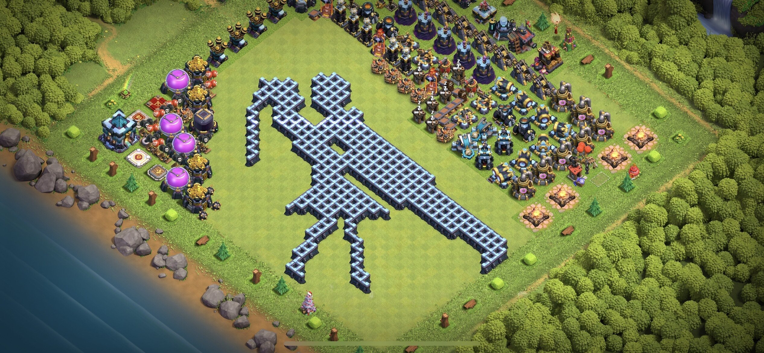 TH13 Troll Base - Top Town Hall 13 Troll/Funny Base with Link (#4) - Clash of Clans 2025​ TH13 Base