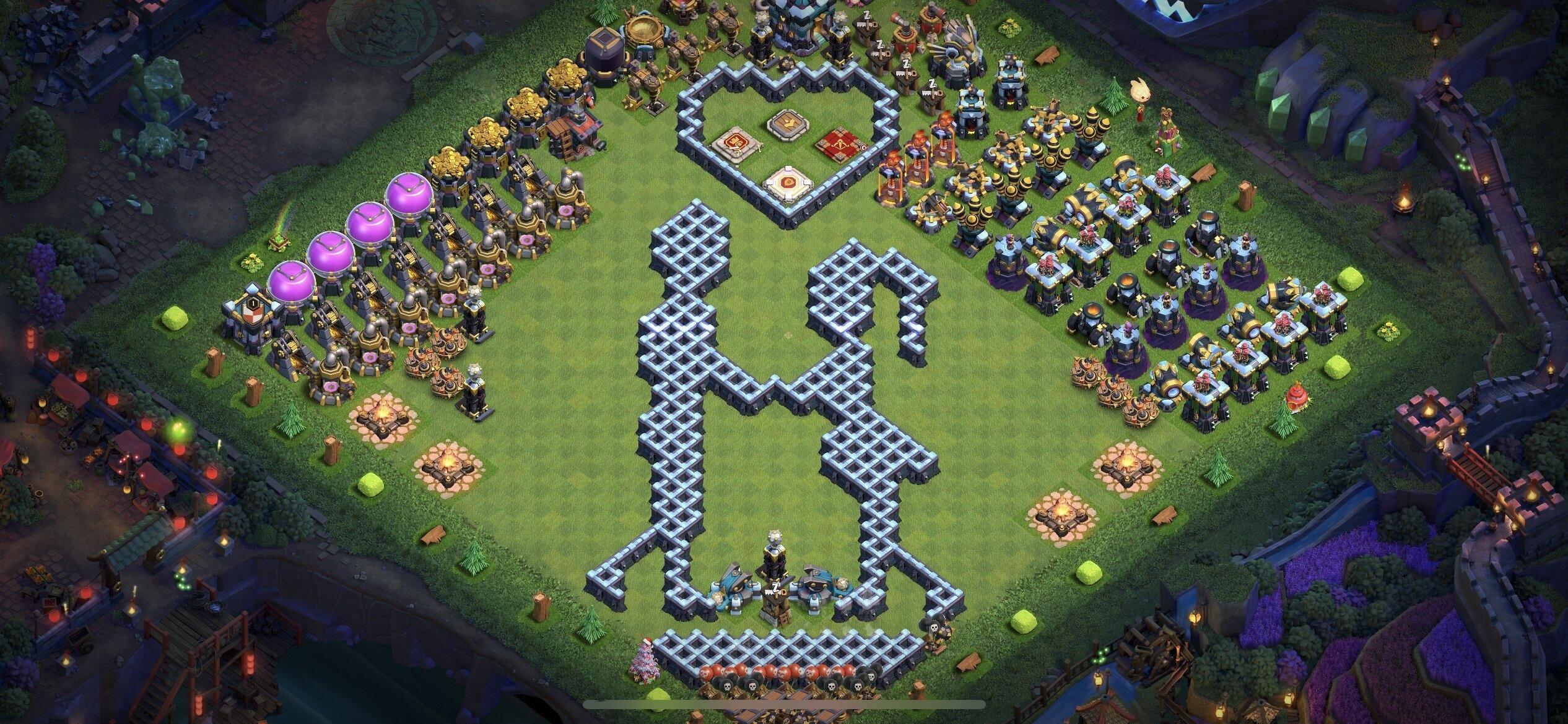 TH13 Troll Base - Top Town Hall 13 Troll/Funny Base with Link (#6) - Clash of Clans 2025​ TH13 Base