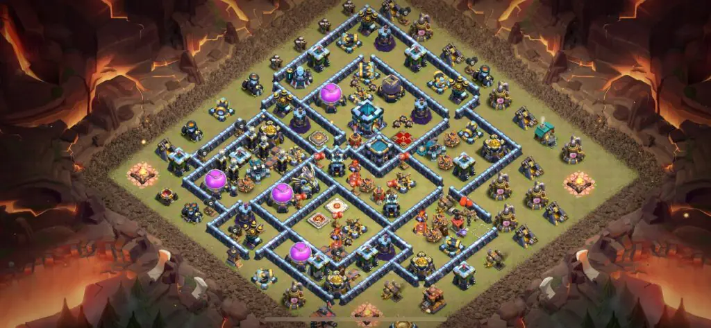 TH13 War Base - Top Town Hall 13 War Base with Link (#10) - Clash of Clans 2025​ TH13 Base