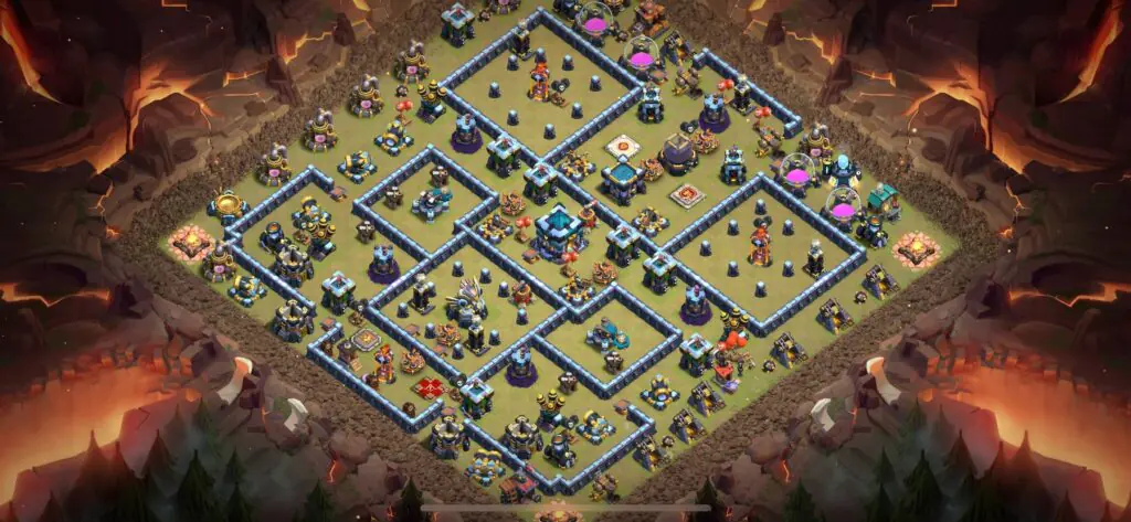 TH13 War Base - Top Town Hall 13 War Base with Link (#11) - Clash of Clans 2025​ TH13 Base