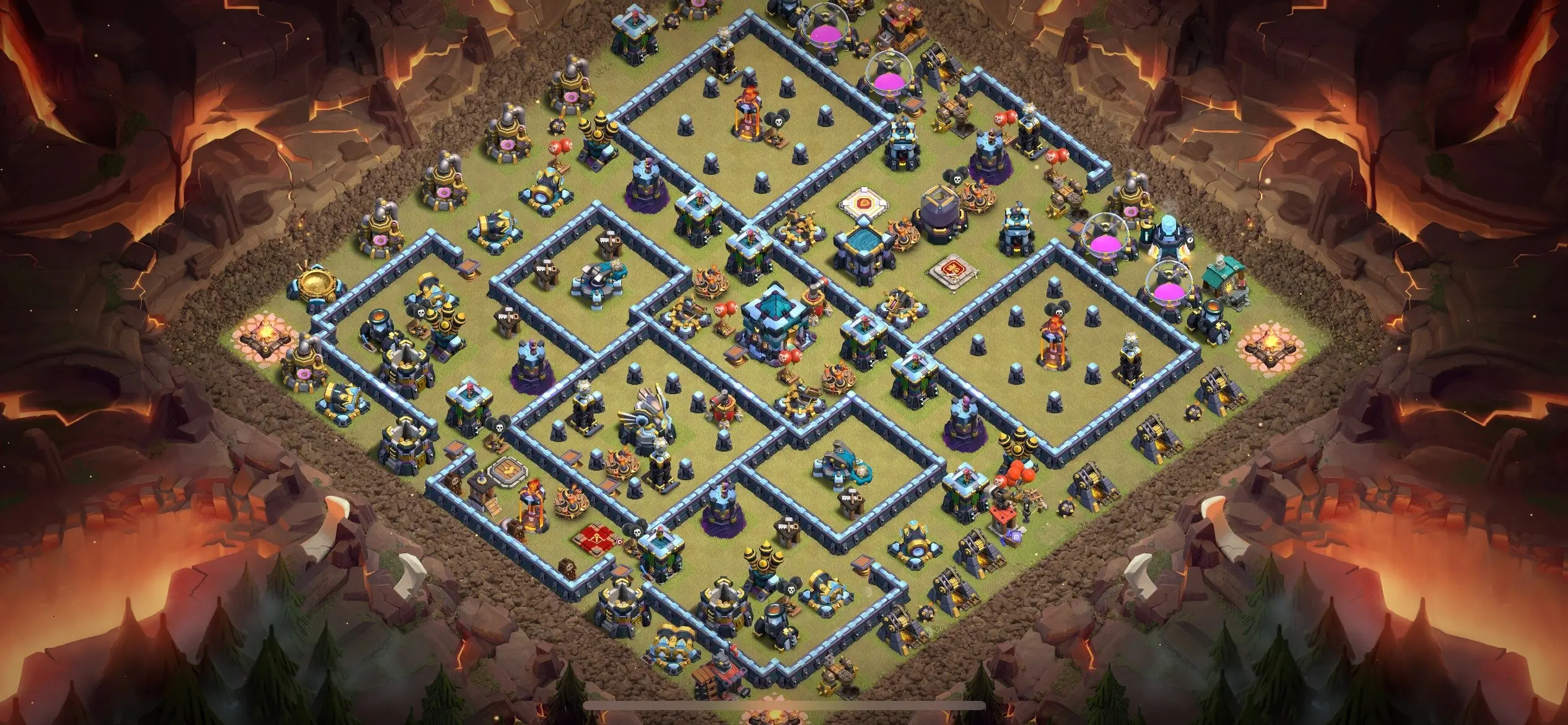 TH13 War Base - Top Town Hall 13 War Base with Link (#11) - Clash of Clans 2025​ TH13 Base