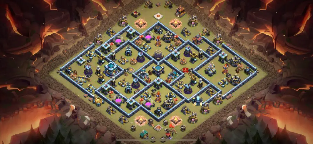 TH13 War Base - Top Town Hall 13 War Base with Link (#12) - Clash of Clans 2025​ TH13 Base