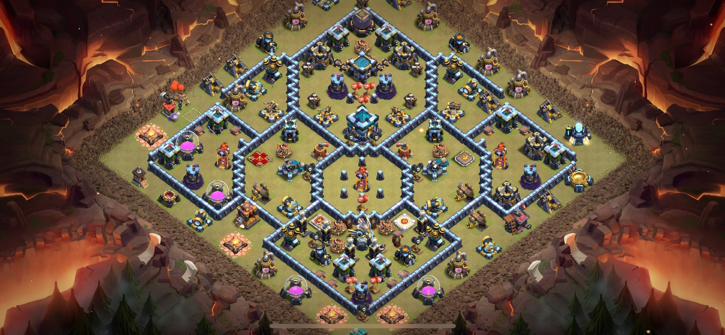 TH13 War Base - Top Town Hall 13 War Base with Link (#14) - Clash of Clans 2025​ TH13 Base