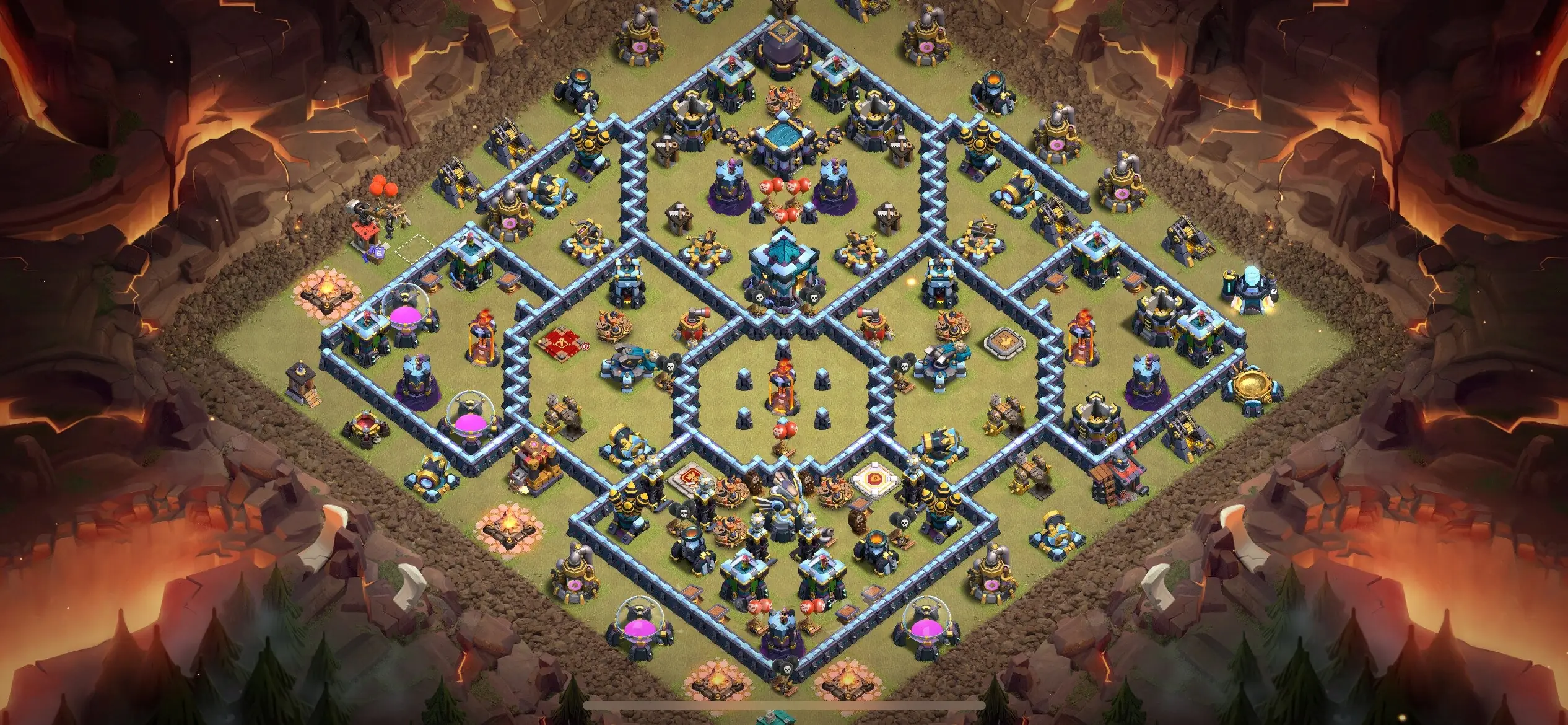 TH13 War Base - Top Town Hall 13 War Base with Link (#14) - Clash of Clans 2025​ TH13 Base