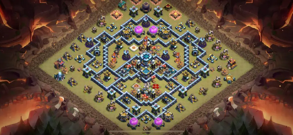 TH13 War Base - Top Town Hall 13 War Base with Link (#15) - Clash of Clans 2025​ TH13 Base