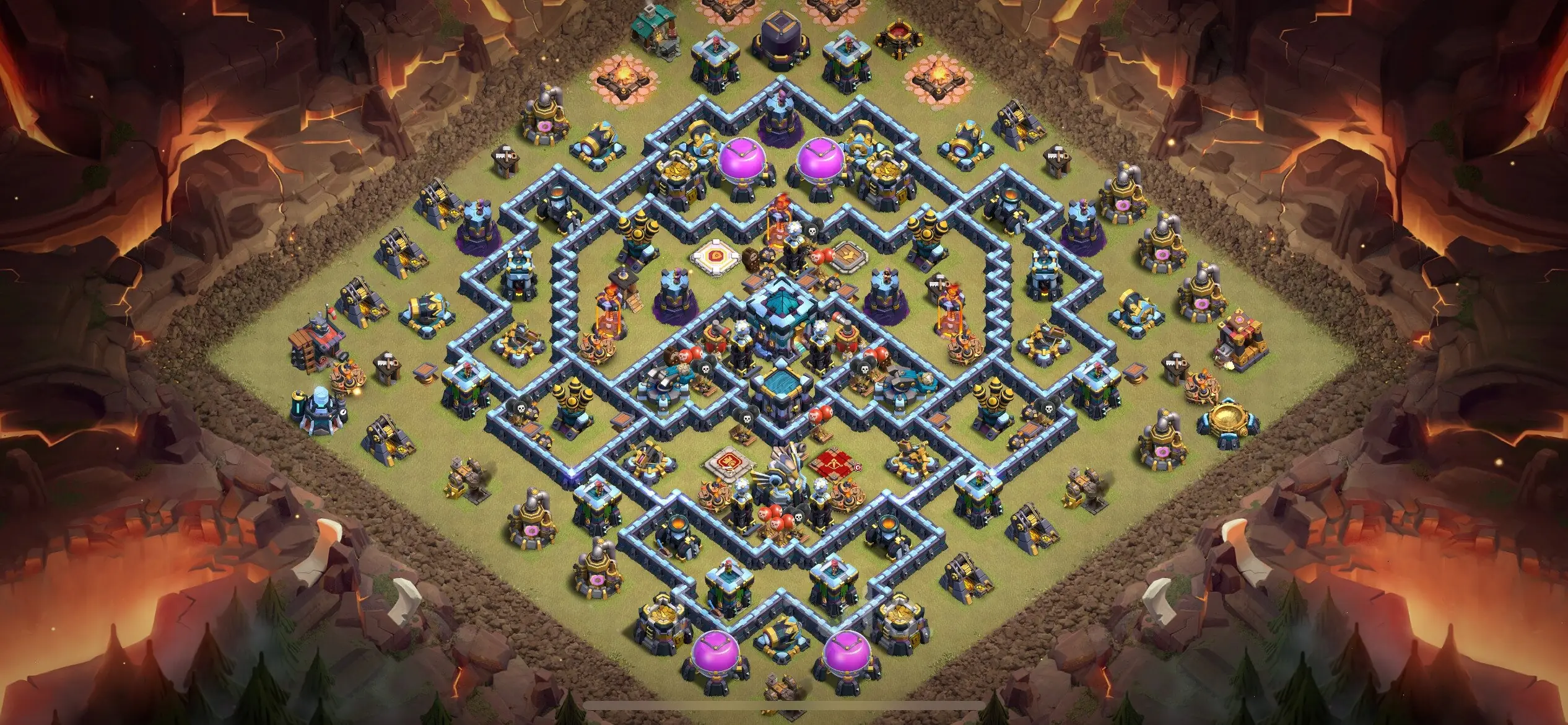 TH13 War Base - Top Town Hall 13 War Base with Link (#15) - Clash of Clans 2025​ TH13 Base
