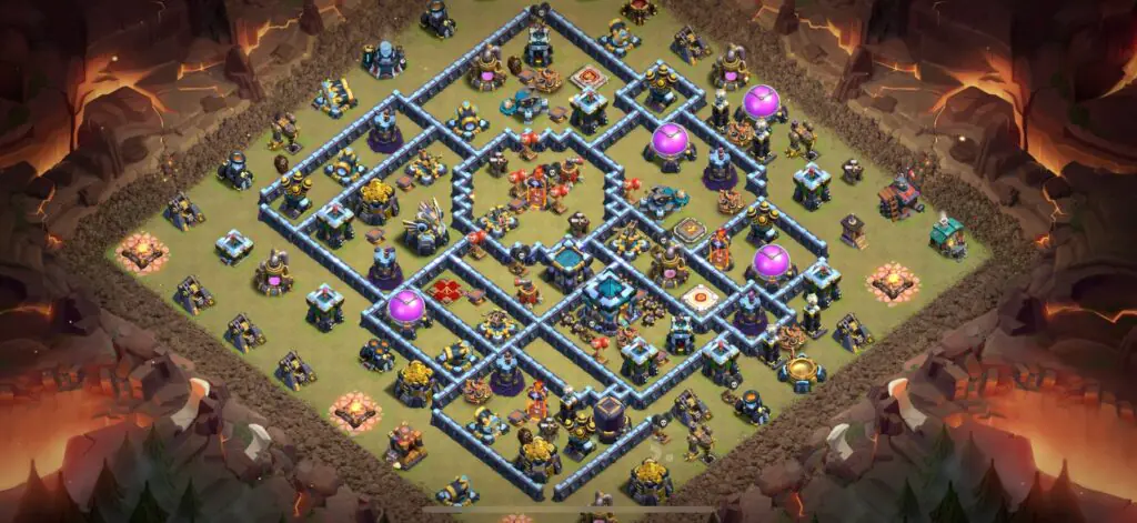 TH13 War Base - Top Town Hall 13 War Base with Link (#21) - Clash of Clans 2025​ TH13 Base