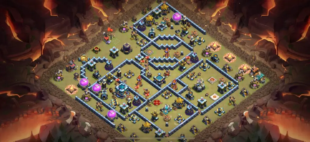 TH13 War Base - Top Town Hall 13 War Base with Link (#22) - Clash of Clans 2025​ TH13 Base