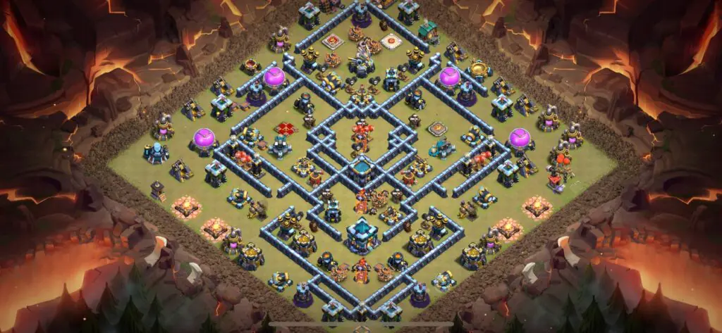 TH13 War Base - Top Town Hall 13 War Base with Link (#6) - Clash of Clans 2025​ TH13 Base