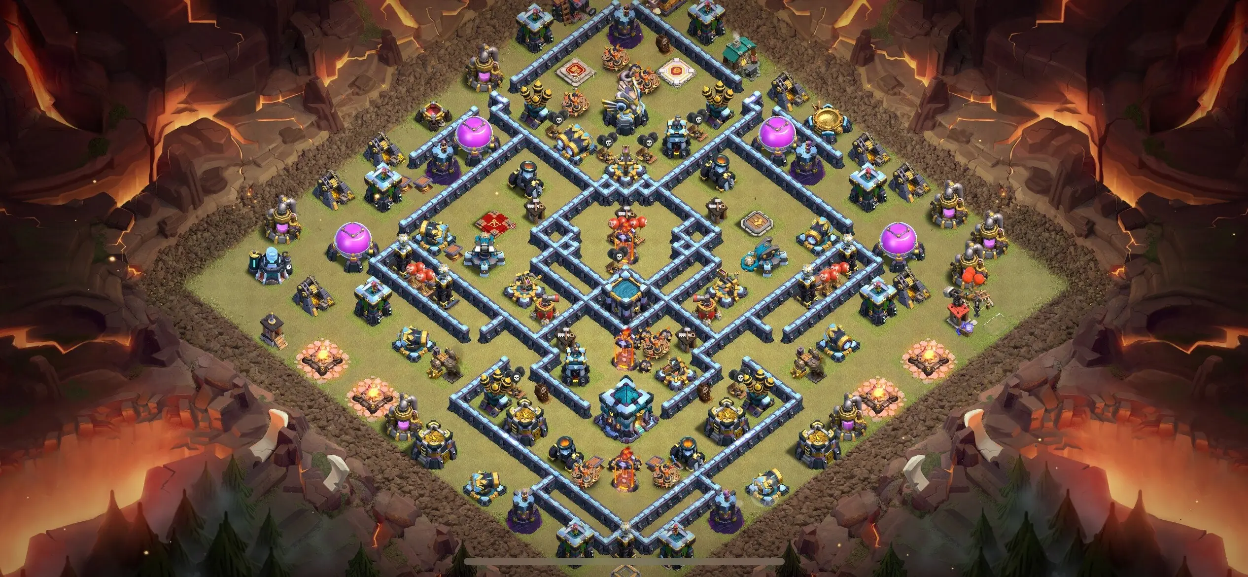TH13 War Base - Top Town Hall 13 War Base with Link (#6) - Clash of Clans 2025​ TH13 Base