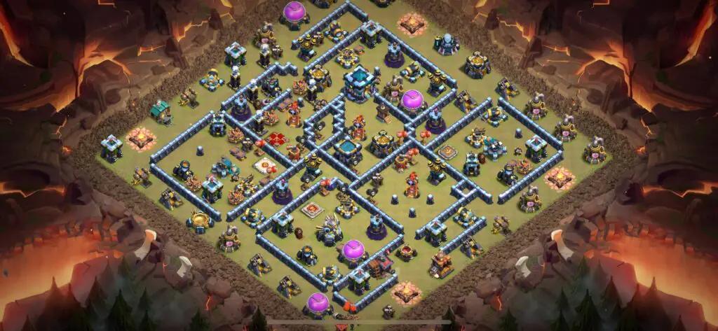 TH13 War Base - Top Town Hall 13 War Base with Link (#8) - Clash of Clans 2025​ TH13 Base