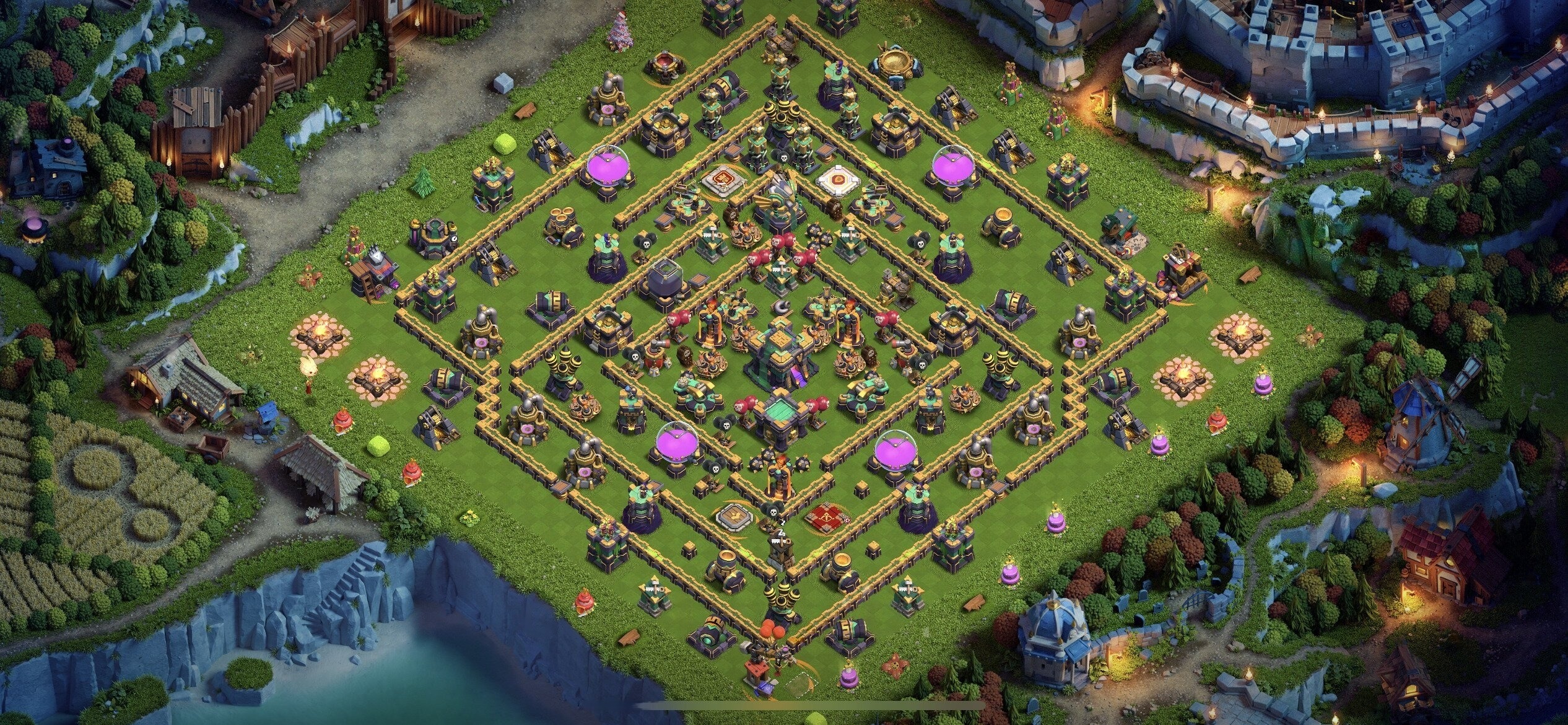 TH14 Defense Base - Top Town Hall 14 Defense Base with Link (#11) - Clash of Clans 2025​ TH14 Base
