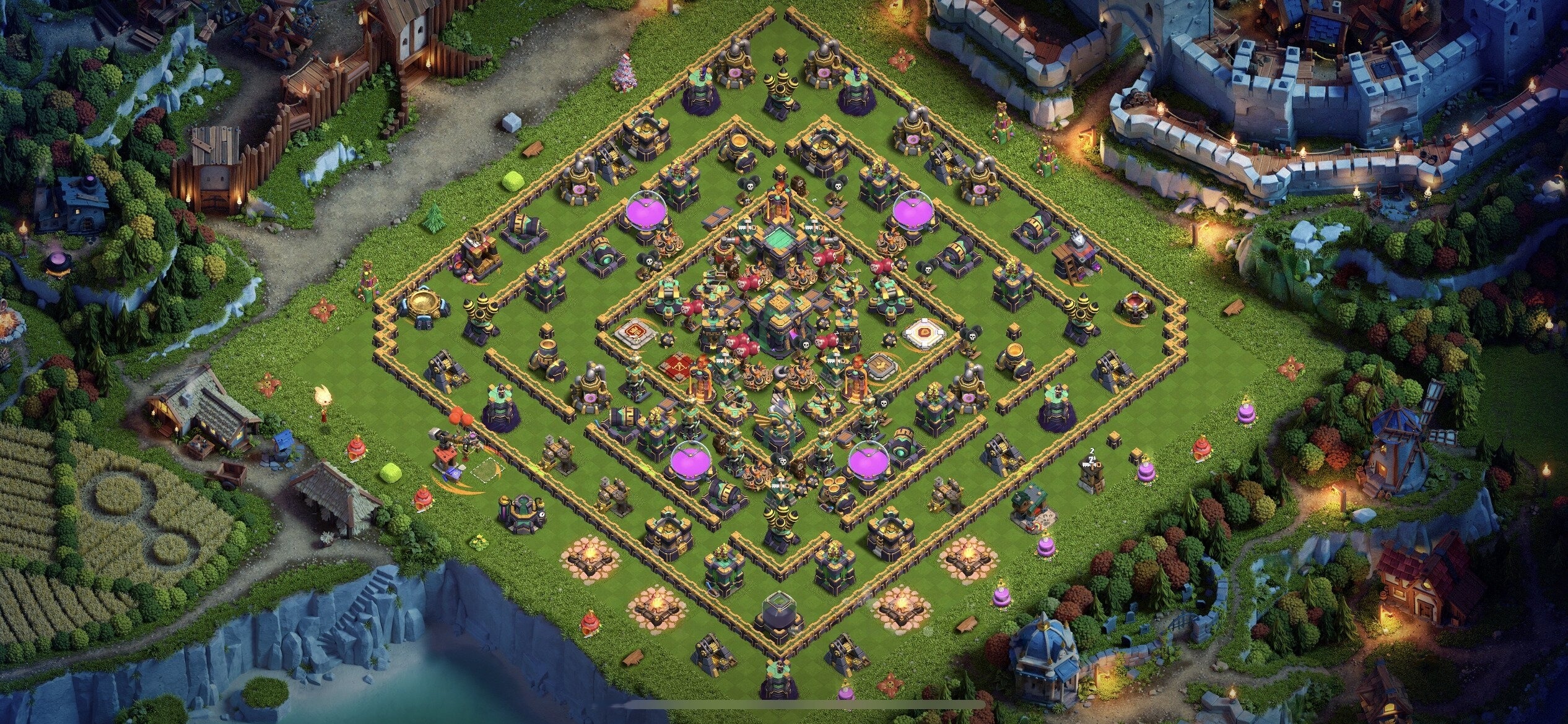 TH14 Defense Base - Top Town Hall 14 Defense Base with Link (#14) - Clash of Clans 2025​ TH14 Base