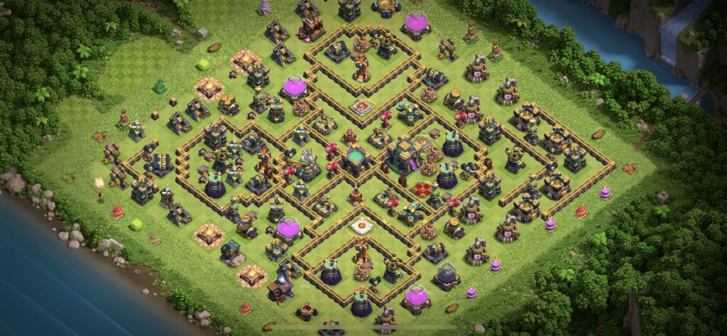TH14 Defense Base - Top Town Hall 14 Defense Base with Link (#18) - Clash of Clans 2025​ TH14 Base