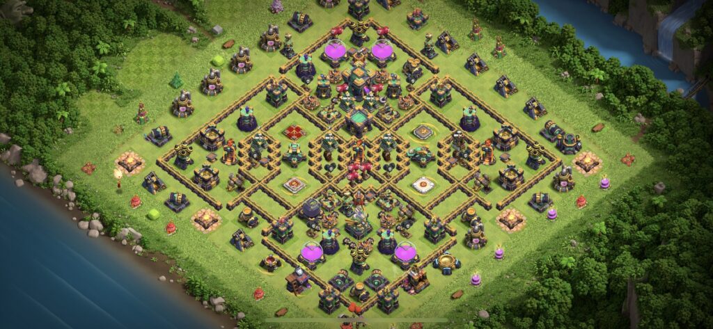 TH14 Defense Base - Top Town Hall 14 Defense Base with Link (#20) - Clash of Clans 2025​ TH14 Base