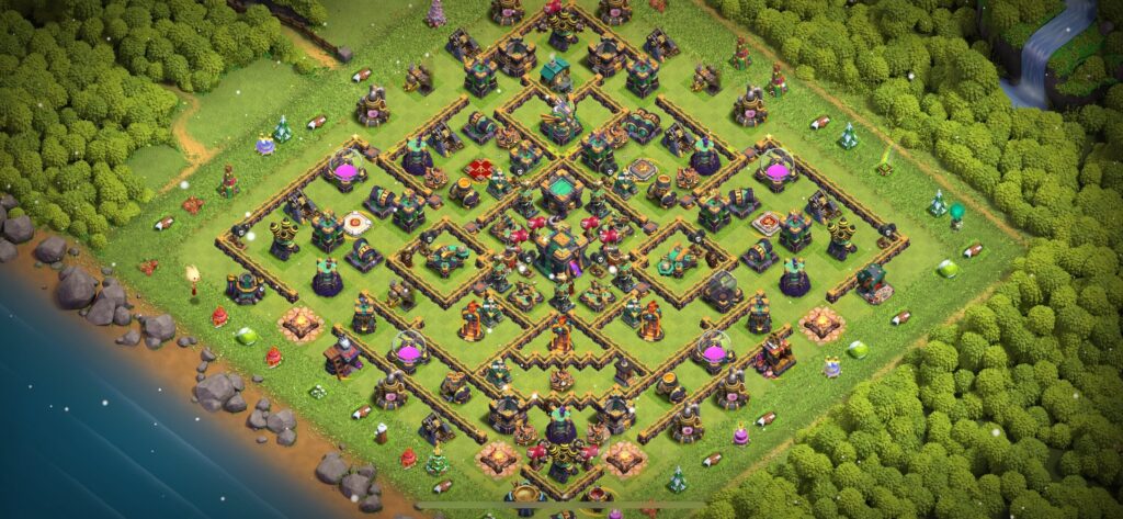 TH14 Defense Base - Top Town Hall 14 Defense Base with Link (#22) - Clash of Clans 2025​ TH14 Base