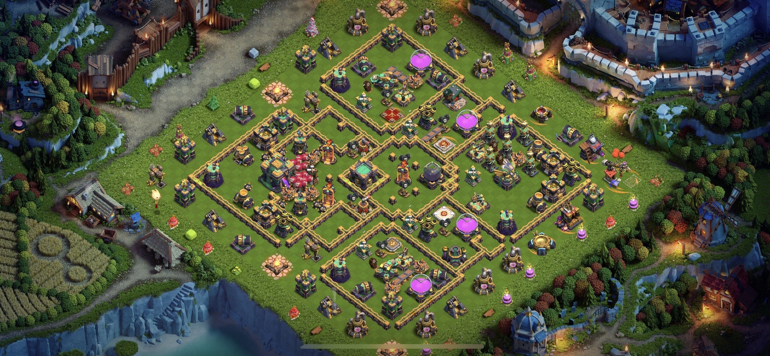 TH14 Defense Base - Top Town Hall 14 Defense Base with Link (#9) - Clash of Clans 2025​ TH14 Base