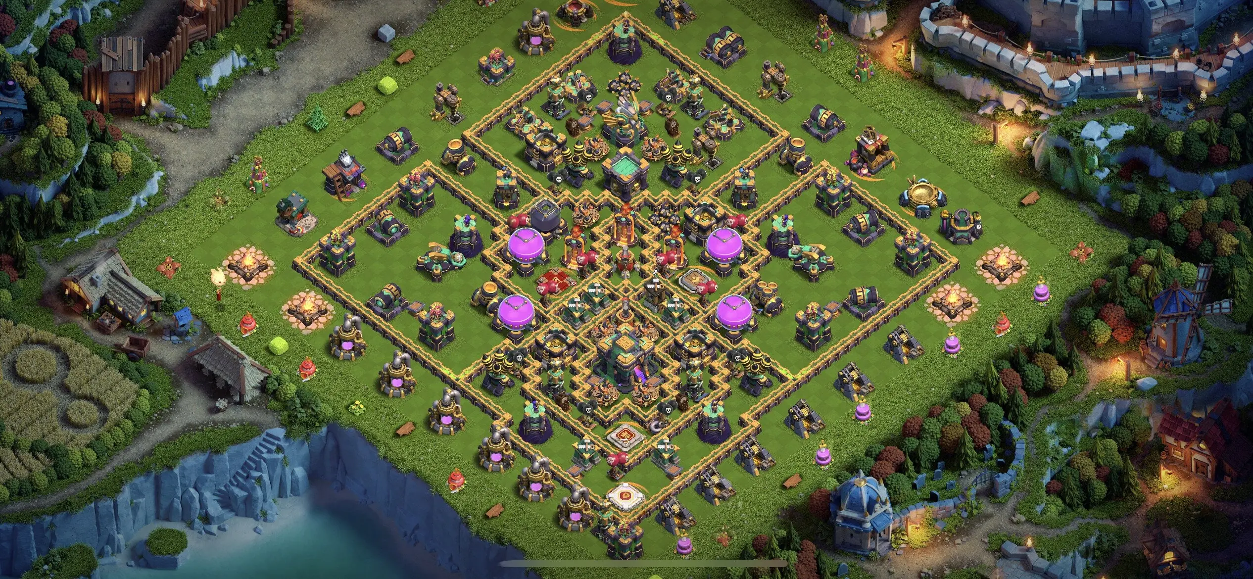 TH14 Farming Base - Top Town Hall 14 Farming Base with Link (#1) - Clash of Clans 2025​ TH14 Base