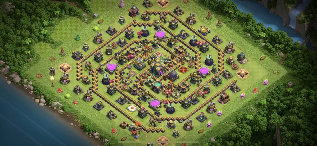 TH14 Farming Base - Top Town Hall 14 Farming Base with Link (#13) - Clash of Clans 2025​ TH14 Base
