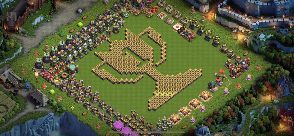 TH14 Troll Base - Top Town Hall 14 Troll/Funny Base with Link (#1) - Clash of Clans 2025​ TH14 Base