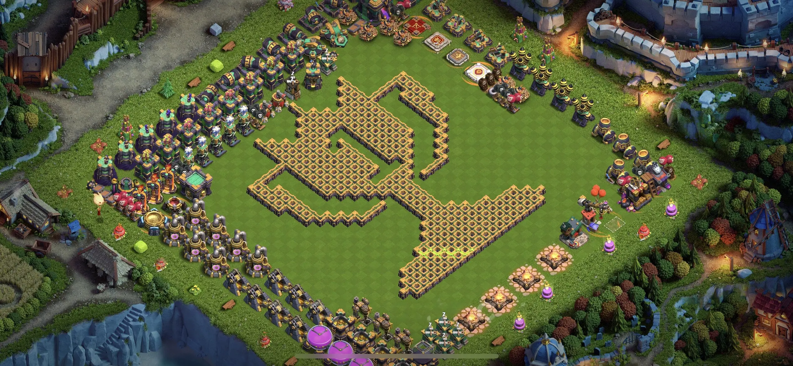 TH14 Troll Base - Top Town Hall 14 Troll/Funny Base with Link (#1) - Clash of Clans 2025​ TH14 Base