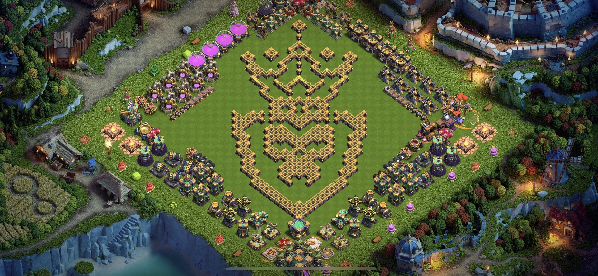 TH14 Troll Base - Top Town Hall 14 Troll/Funny Base with Link (#3) - Clash of Clans 2025​ TH14 Base