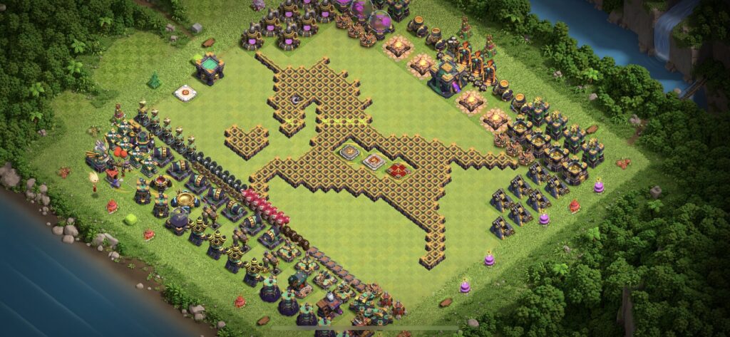 TH14 Troll Base - Top Town Hall 14 Troll/Funny Base with Link (#5) - Clash of Clans 2025​ TH14 Base