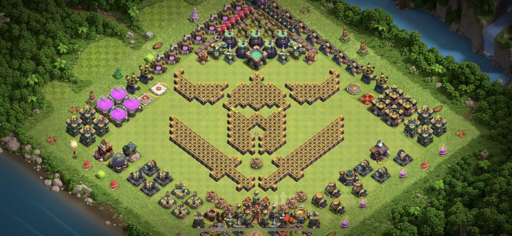 TH14 Troll Base - Top Town Hall 14 Troll/Funny Base with Link (#8) - Clash of Clans 2025​ TH14 Base