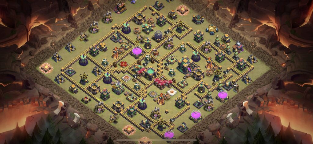 TH14 War Base - Top Town Hall 14 War Base with Link (#1) - Clash of Clans 2025​ TH14 Base