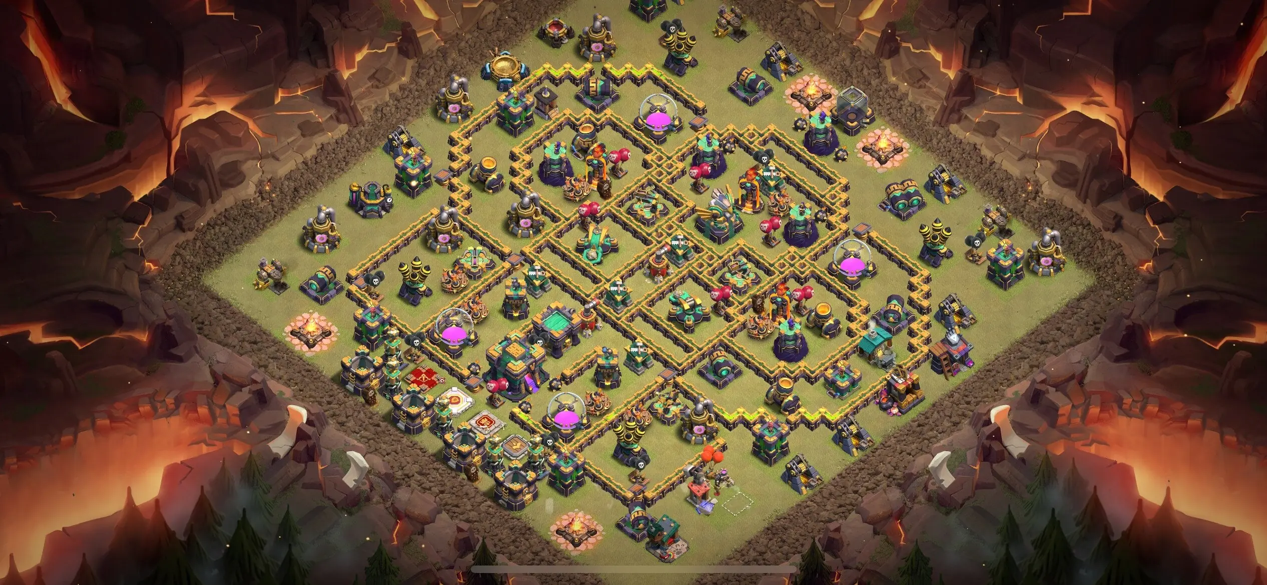 TH14 War Base - Top Town Hall 14 War Base with Link (#11) - Clash of Clans 2025​ TH14 Base
