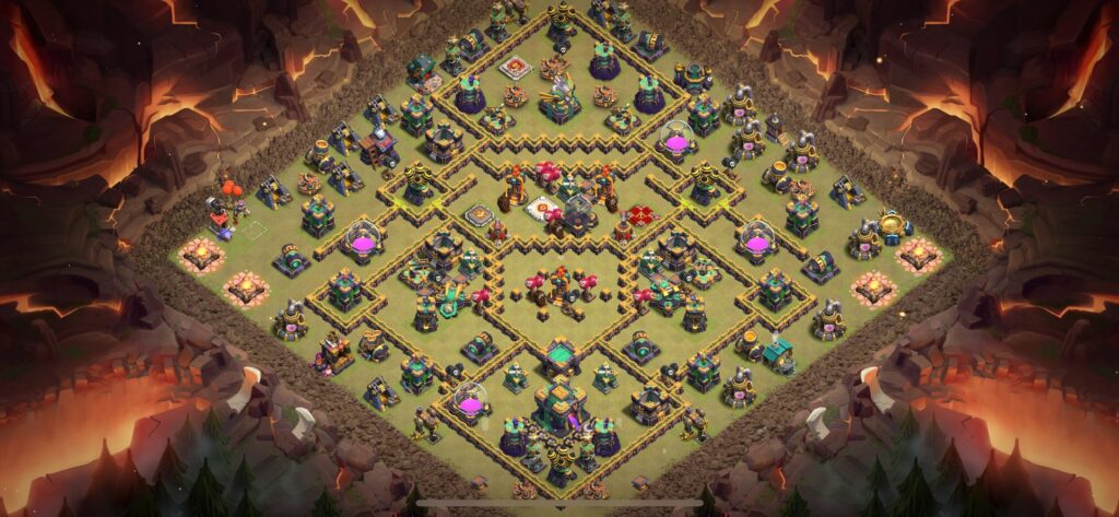 TH14 War Base - Top Town Hall 14 War Base with Link (#13) - Clash of Clans 2025​ TH14 Base