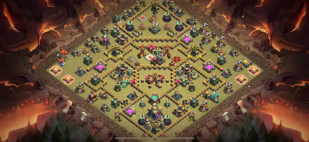 TH14 War Base - Top Town Hall 14 War Base with Link (#13) - Clash of Clans 2025​ TH14 Base