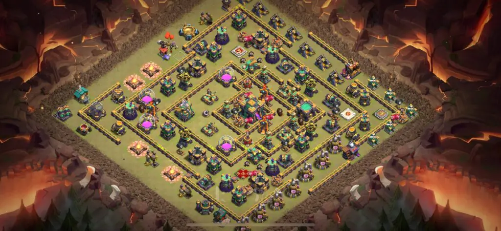TH14 War Base - Top Town Hall 14 War Base with Link (#16) - Clash of Clans 2025​ TH14 Base