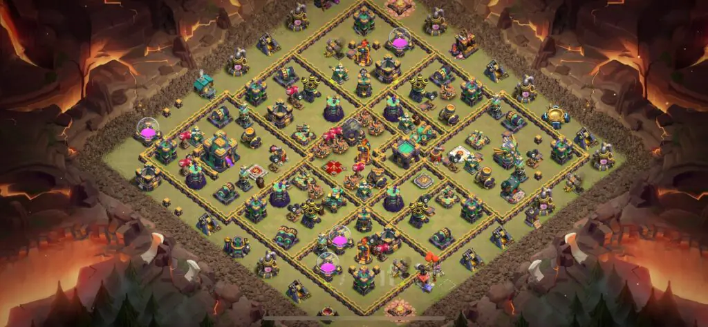 TH14 War Base - Top Town Hall 14 War Base with Link (#18) - Clash of Clans 2025​ TH14 Base