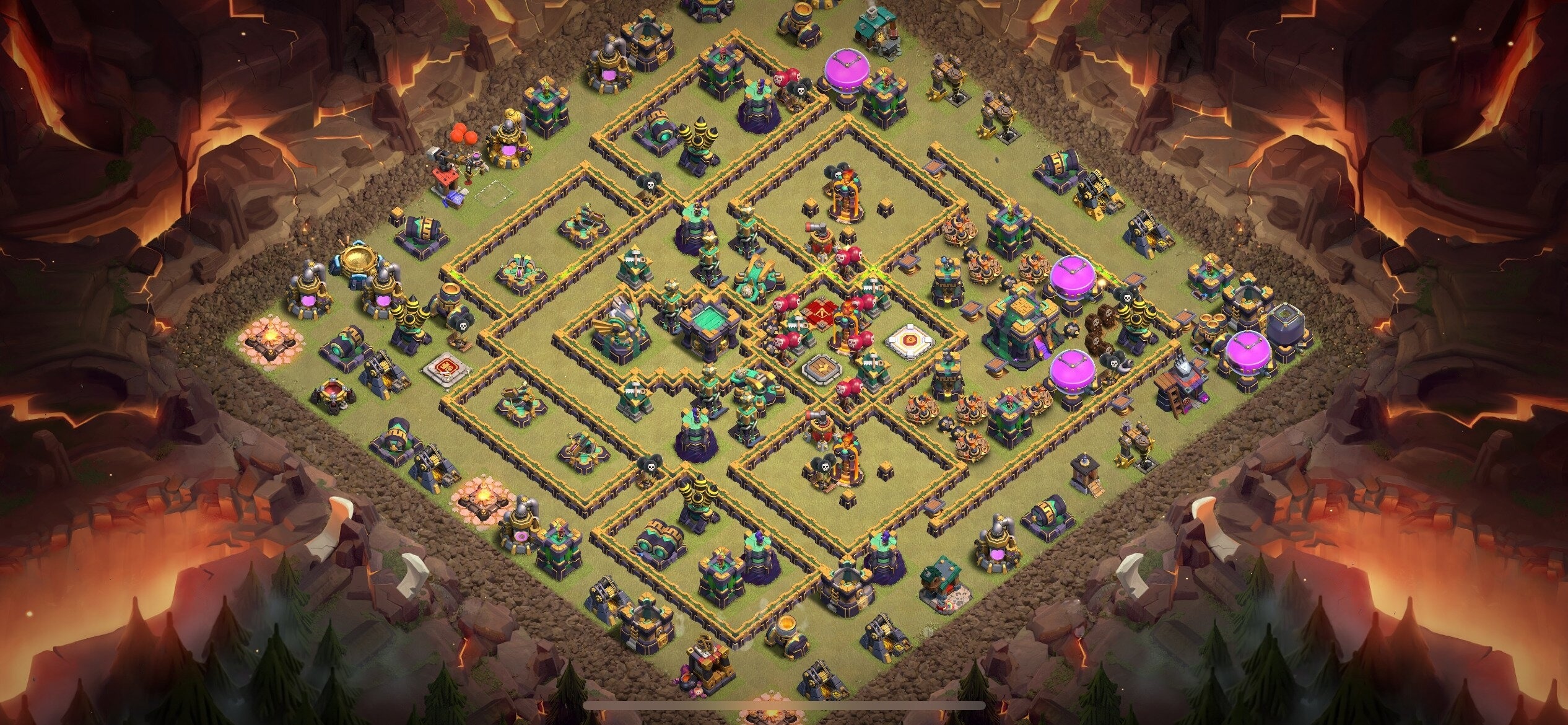 TH14 War Base - Top Town Hall 14 War Base with Link (#19) - Clash of Clans 2025​ TH14 Base