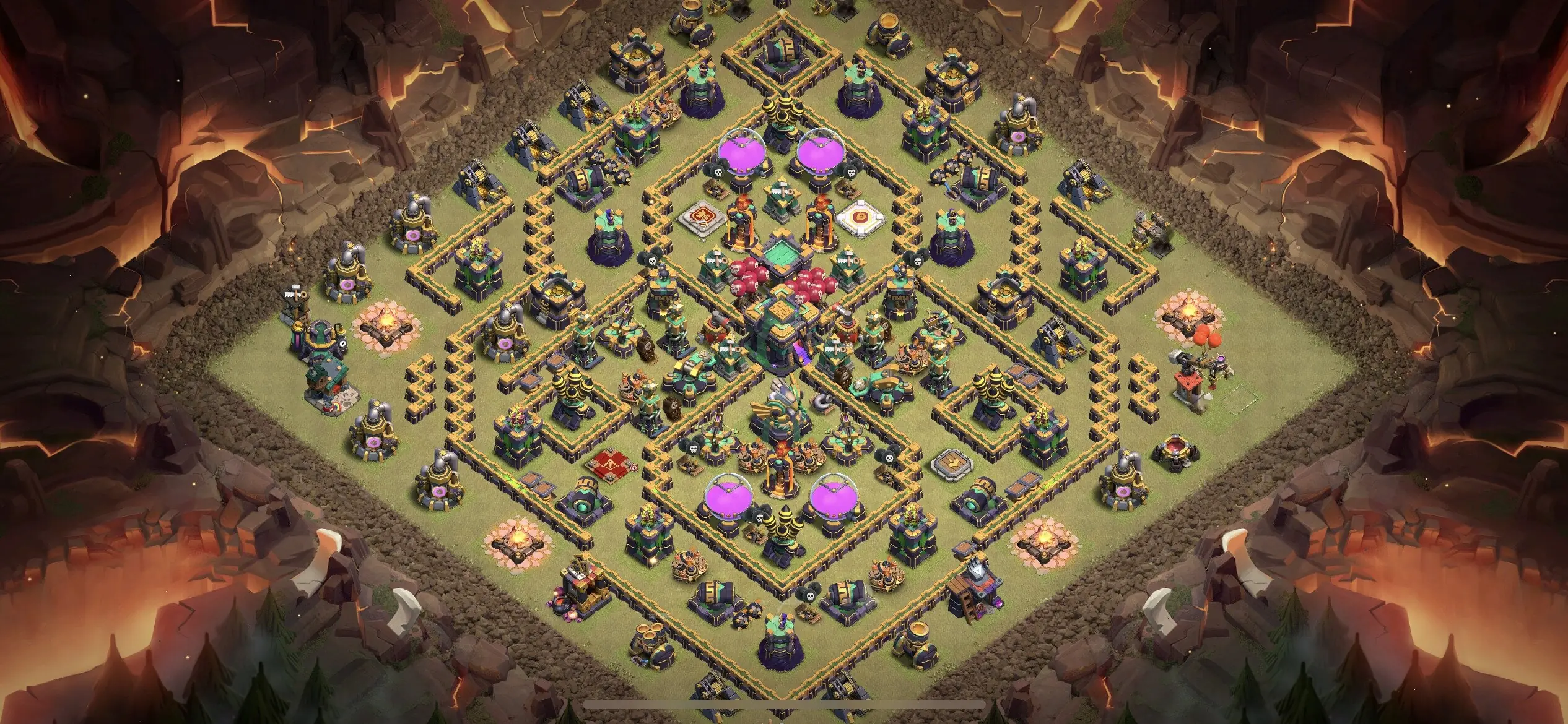 TH14 War Base - Top Town Hall 14 War Base with Link (#2) - Clash of Clans 2025​ TH14 Base