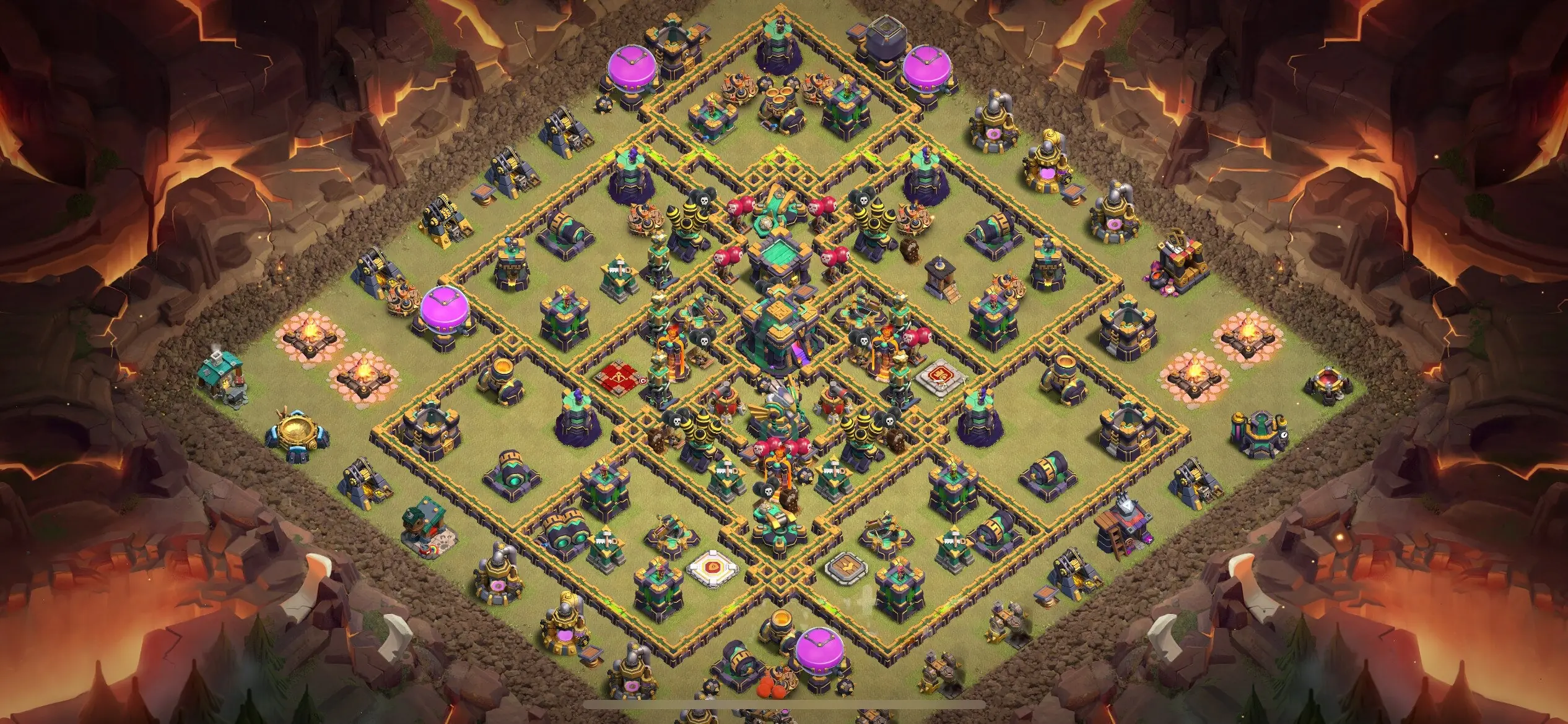 TH14 War Base - Top Town Hall 14 War Base with Link (#21) - Clash of Clans 2025​ TH14 Base